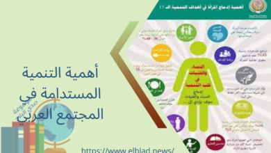 أهمية التنمية المستدامة في المجتمع العربي